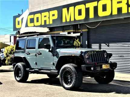 2014 Jeep Wrangler Unlimited JK MY13 Sport (4x4) Grey 5 Speed Automatic Softtop Homebush Strathfield Area Preview