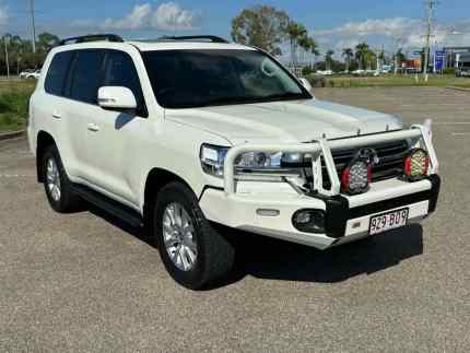 2020 Toyota Landcruiser VDJ200R VX White 6 Speed Sports Automatic Wagon Garbutt Townsville City Preview