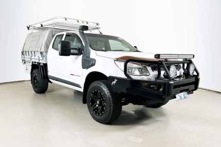 2015 Holden Colorado RG MY15 LS (4x4) White 6 Speed Automatic Space Cab Chassis Bentley Canning Area Preview