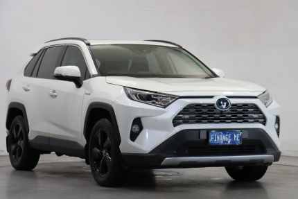 2019 Toyota RAV4 Axah54R Cruiser eFour White 6 Speed Constant Variable Wagon Hybrid Victoria Park Victoria Park Area Preview
