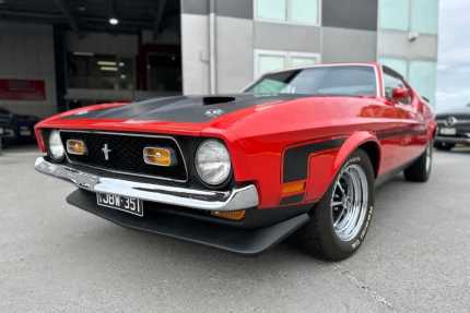 1971 Ford Mustang Mach 1 Fastback Bright Red 4 Speed Manual FASTBACK - COUPE Albion Brisbane North East Preview