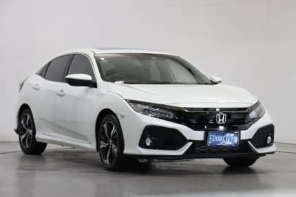 2017 Honda Civic 10th Gen MY17 VTi-LX White 1 Speed Constant Variable Hatchback Welshpool Canning Area Preview