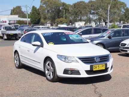 2012 Volkswagen CC Type 3CC MY13 125TDI DSG Pure White 6 Speed Sports Automatic Dual Clutch Coupe Minchinbury Blacktown Area Preview