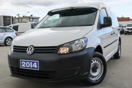 2014 Volkswagen Caddy 2KN MY14 TDI250 SWB DSG White 7 Speed Sports Automatic Dual Clutch Van Coburg North Moreland Area Preview