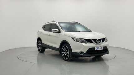 2017 Nissan Qashqai J11 TI White Continuous Variable Wagon Morningside Brisbane South East Preview