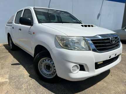 2012 Toyota Hilux KUN16R MY12 SR White 5 Speed Manual Dual Cab Pick-up Hoppers Crossing Wyndham Area Preview