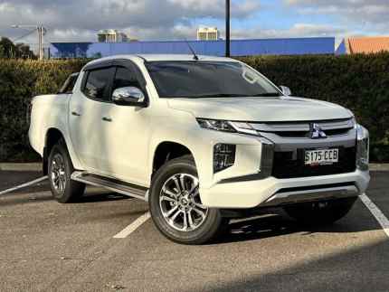 2019 Mitsubishi Triton MR MY20 GLS Double Cab White 6 Speed Manual Utility Wayville Unley Area Preview
