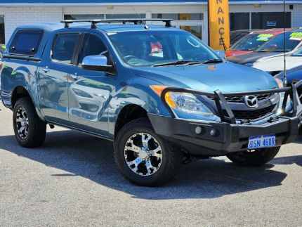2013 Mazda BT-50 UP0YF1 GT Blue 6 Speed Sports Automatic Utility Victoria Park Victoria Park Area Preview