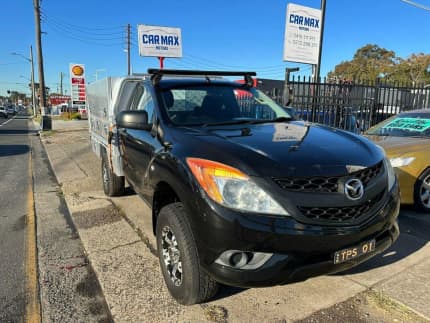 2013 Mazda BT-50 MY13 XT Hi-Rider (4x2) Black 6 Speed Manual Cab Chassis Lansvale Liverpool Area Preview