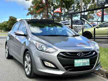 2013 Hyundai i30 GD MY14 Premium 1.6 CRDi Silver 6 Speed Automatic Hatchback West Footscray Maribyrnong Area Preview