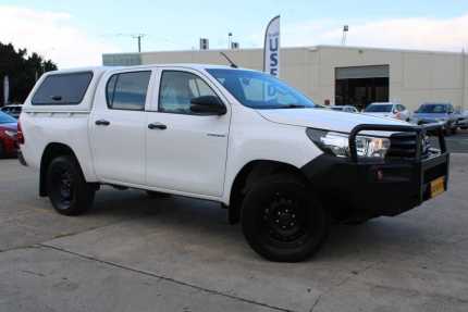 2018 Toyota Hilux GUN125R Workmate Double Cab 6 Speed Sports Automatic Utility Maryville Newcastle Area Preview