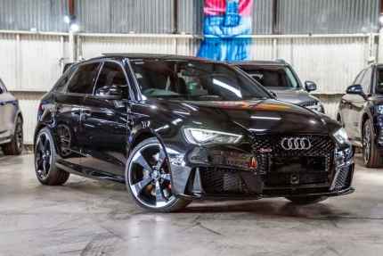 2016 Audi RS 3 8V MY16 Sportback S Tronic Quattro Black 7 Speed Sports Automatic Dual Clutch Wilston Brisbane North West Preview