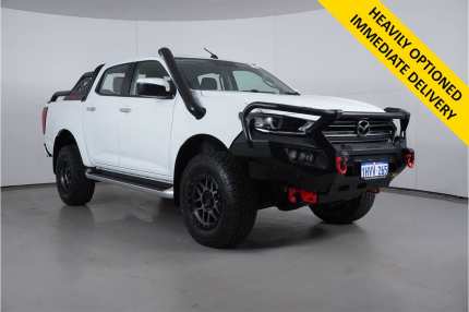 2023 Mazda BT-50 B30E XTR (4x4) White 6 Speed Automatic Dual Cab Pick-up Bentley Canning Area Preview