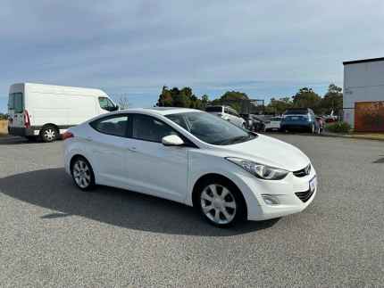 2012 Hyundai Elantra MD Premium White 6 Speed Automatic Sedan Wangara Wanneroo Area Preview