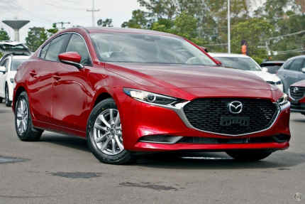2024 Mazda 3 BP2S7A G20 SKYACTIV-Drive Pure Red 6 Speed Sports Automatic Sedan Brighton Bayside Area Preview