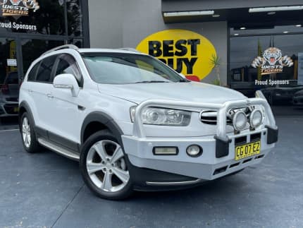 2015 Holden Captiva CG MY15 7 AWD LTZ White 6 Speed Sports Automatic Wagon Campbelltown Campbelltown Area Preview