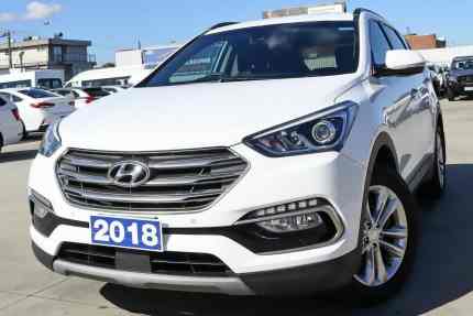 2018 Hyundai Santa Fe DM5 MY18 Elite White 6 Speed Sports Automatic Wagon Coburg North Moreland Area Preview