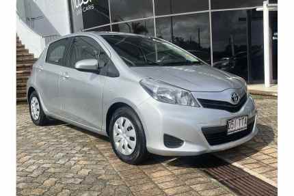 2014 Toyota Yaris NCP130R YR Silver, Chrome 4 Speed Automatic Hatchback Southport Gold Coast City Preview