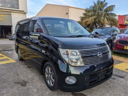 2008 Nissan Elgrand E51 Highway Star Black Wagon Taren Point Sutherland Area Preview