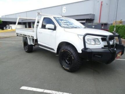 2013 Holden Colorado RG MY13 LX White 5 Speed Manual Cab Chassis Coopers Plains Brisbane South West Preview