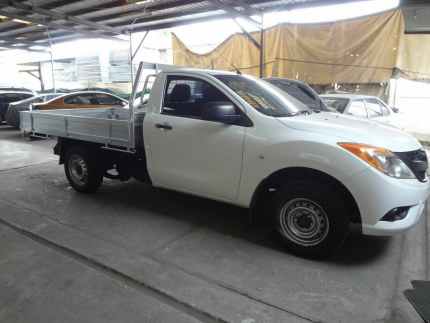 2013 Mazda BT-50 MY13 XT (4x2) White 6 Speed Manual Cab Chassis Coopers Plains Brisbane South West Preview