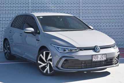 2023 Volkswagen Golf 8 MY23 110TSI R-Line Grey 8 Speed Sports Automatic Hatchback Springwood Logan Area Preview