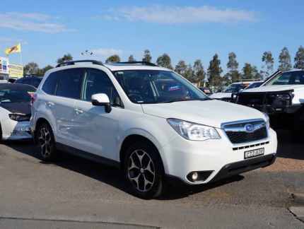 2015 Subaru Forester S4 MY15 2.0D-S CVT AWD White 7 Speed Constant Variable Wagon Minchinbury Blacktown Area Preview