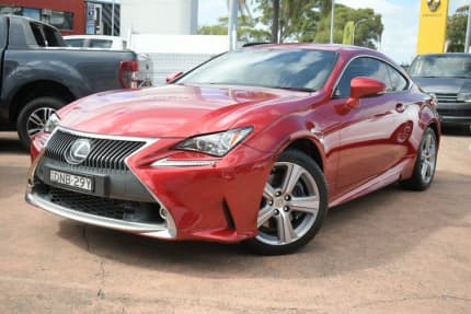 2016 Lexus RC200T ASC10R MY17 Luxury Red 8 Speed Automatic Coupe Brookvale Manly Area Preview