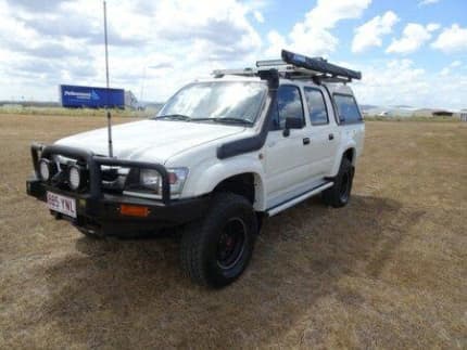 2001 Toyota Hilux LN167R White 5 Speed Manual Utility Coopers Plains Brisbane South West Preview