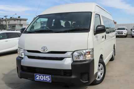 2015 Toyota HiAce TRH223R Commuter High Roof Super LWB White 6 Speed Automatic Bus Coburg North Moreland Area Preview