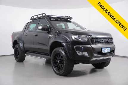 2016 Ford Ranger PX MkII Wildtrak 3.2 (4x4) Black 6 Speed Automatic Dual Cab Pick-up Bentley Canning Area Preview