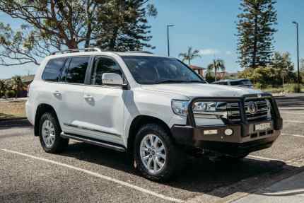 2018 Toyota Landcruiser VDJ200R Sahara White 6 Speed Sports Automatic Wagon Port Macquarie Port Macquarie City Preview