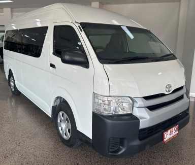 2017 Toyota HiAce KDH223R Commuter High Roof Super LWB White 4 Speed Automatic Bus Winnellie Darwin City Preview