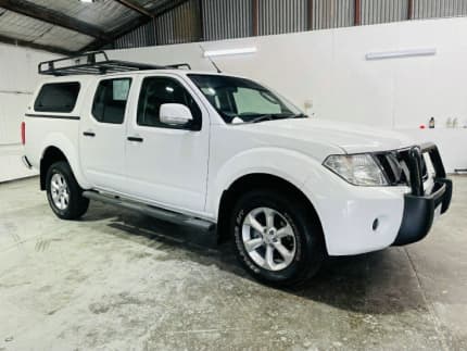 2014 Nissan Navara D40 S6 MY12 ST White 6 Speed Manual Utility Seaford Frankston Area Preview