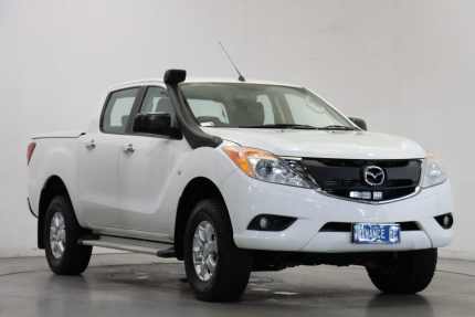 2012 Mazda BT-50 UP0YF1 XT White 6 Speed Sports Automatic Utility Victoria Park Victoria Park Area Preview