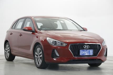 2020 Hyundai i30 PD.V4 MY21 Active Red 6 Speed Sports Automatic Hatchback Victoria Park Victoria Park Area Preview