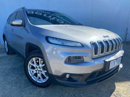 2014 Jeep Cherokee KL Longitude (4x4) Silver 9 Speed Automatic Wagon Hoppers Crossing Wyndham Area Preview