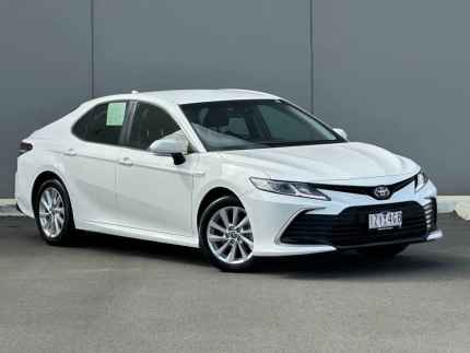 2021 Toyota Camry Axvh70R Ascent White 6 Speed Constant Variable Sedan Hybrid Hoppers Crossing Wyndham Area Preview