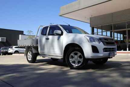2018 Isuzu D-MAX MY18 SX Space Cab White 6 Speed Sports Automatic Cab Chassis Bibra Lake Cockburn Area Preview