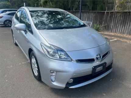 2014 Toyota Prius ZVW35 S Silver Continuous Variable Sedan Five Dock Canada Bay Area Preview