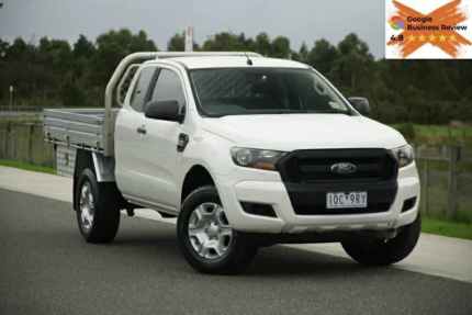 2018 Ford Ranger PX MkII 2018.00MY XL Hi-Rider White 6 Speed Sports Automatic Cab Chassis Officer Cardinia Area Preview