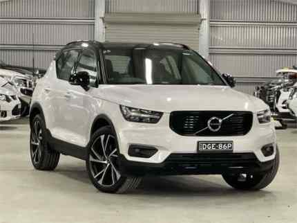 2020 Volvo XC40 XZ MY20 T5 AWD R-Design White 8 Speed Sports Automatic Wagon Hume Queanbeyan Area Preview