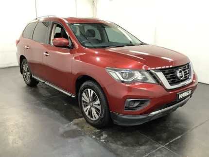 2017 Nissan Pathfinder R52 MY17 Series 2 ST (4x2) Red Continuous Variable Wagon Cardiff Lake Macquarie Area Preview