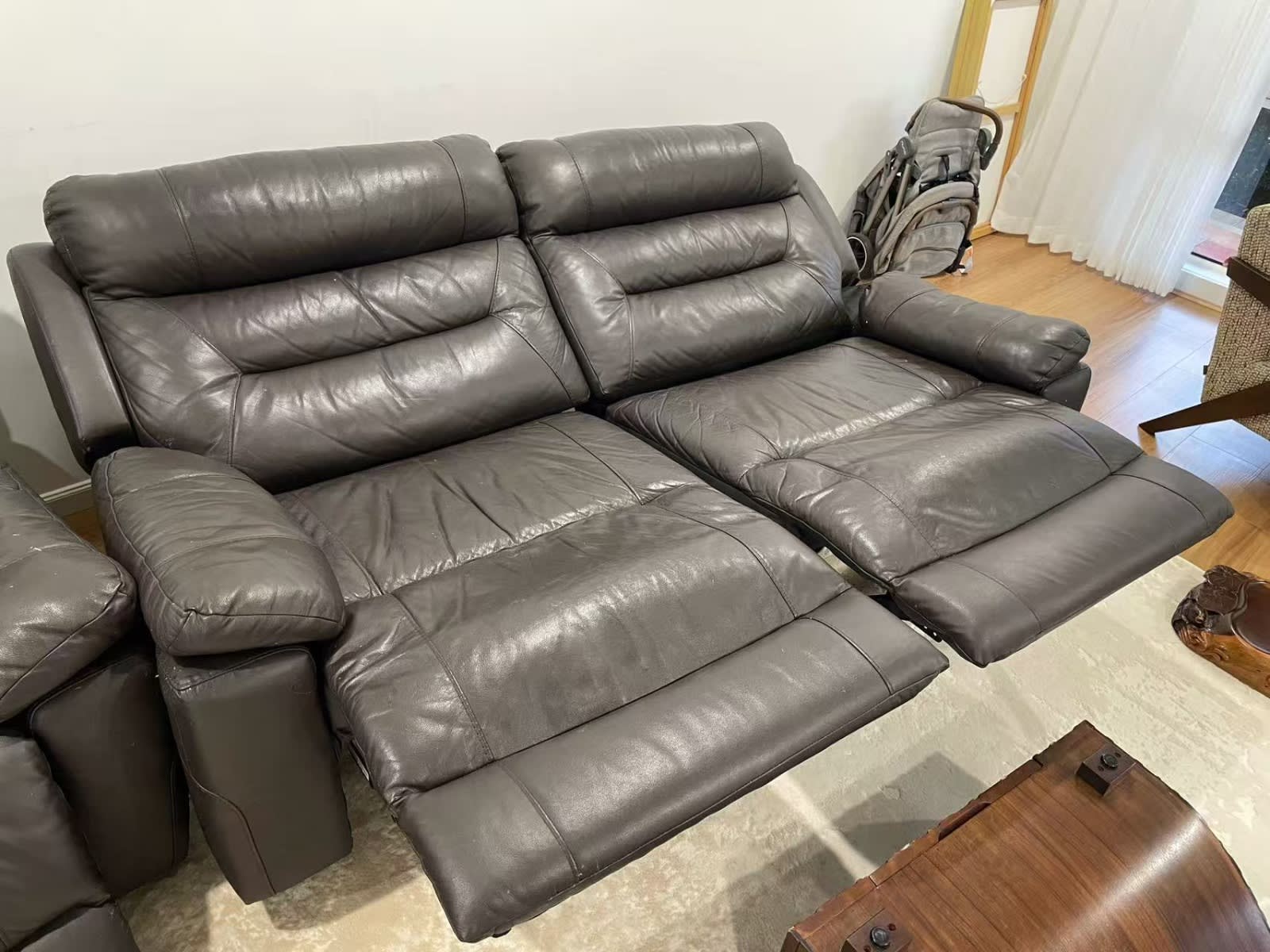 Everly Nick Scali Electric Recliner Not Working Green Leather