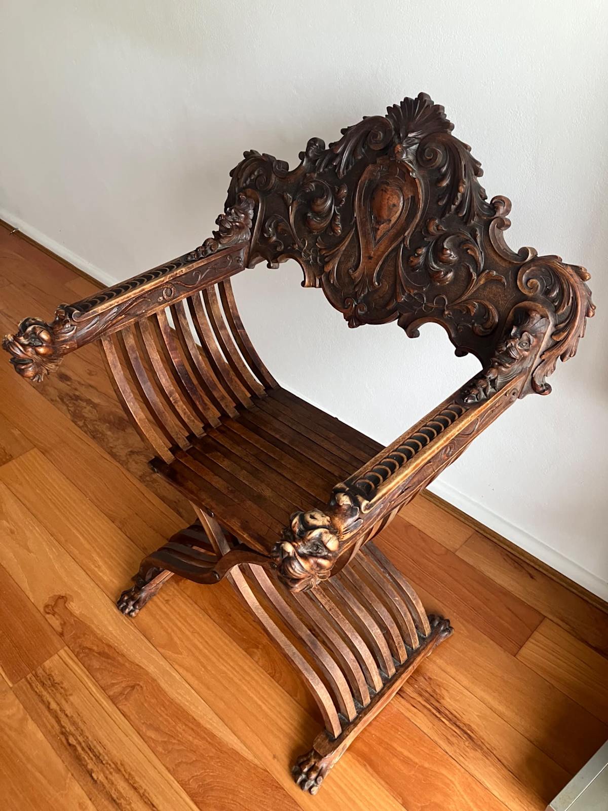 French Antique folding armchair Antiques in Mosman NSW