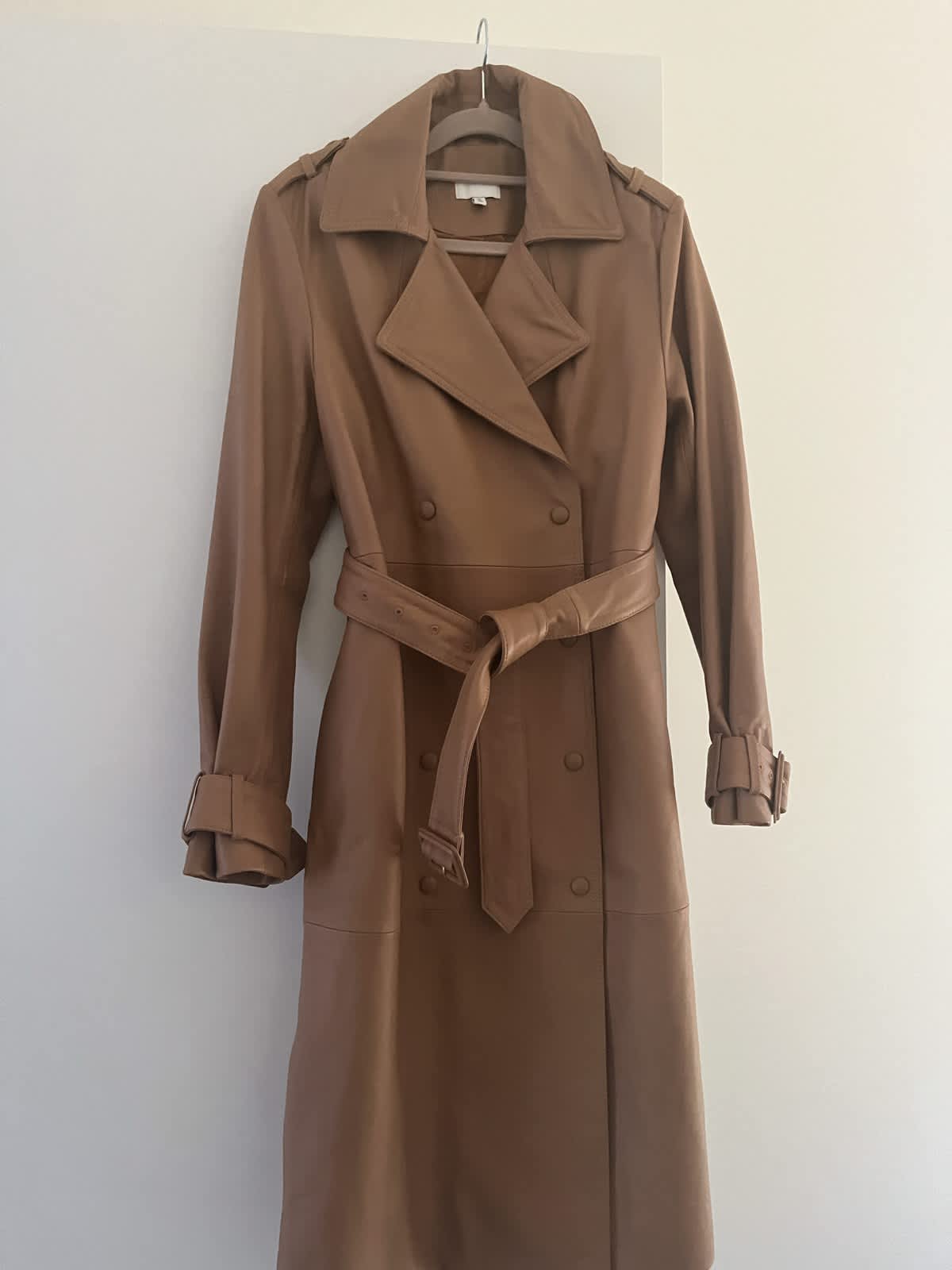 Leather Jacket Witchery Coats And Jackets Brown Leather Trench