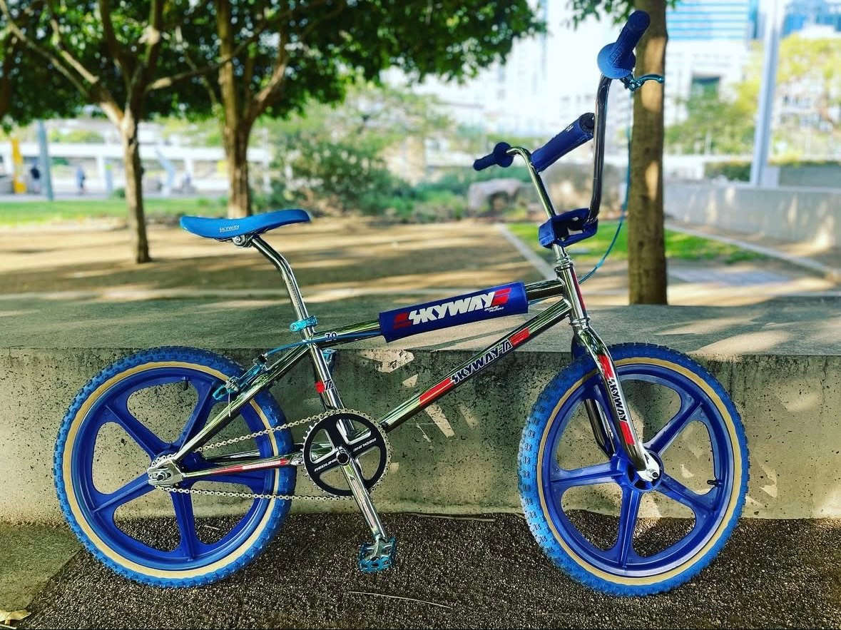 Skyway Ta Blue Chrome Bmx Bike Chrome Skyway Bmx SKYWAY TA 20 Pro