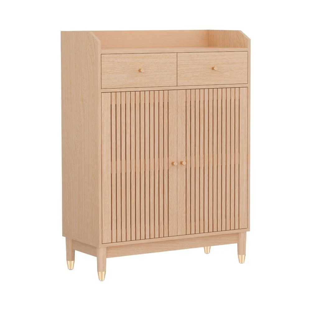 Artiss Shoe Rack Cabinet 4-Tier 16 Pairs Pine Gumtree