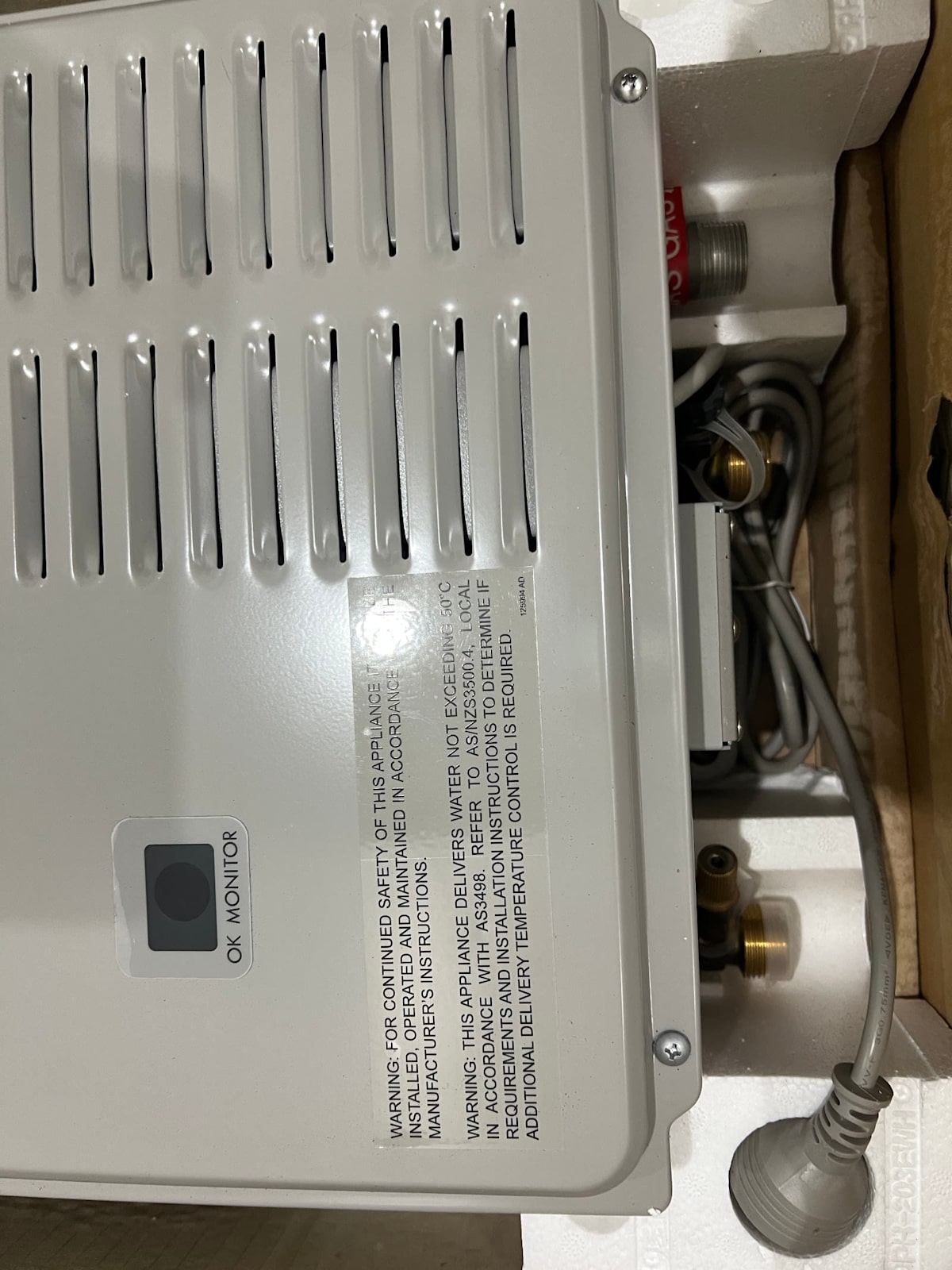 Continuous Flow Aquamax 205 Hot Water System Rheem Aquamax