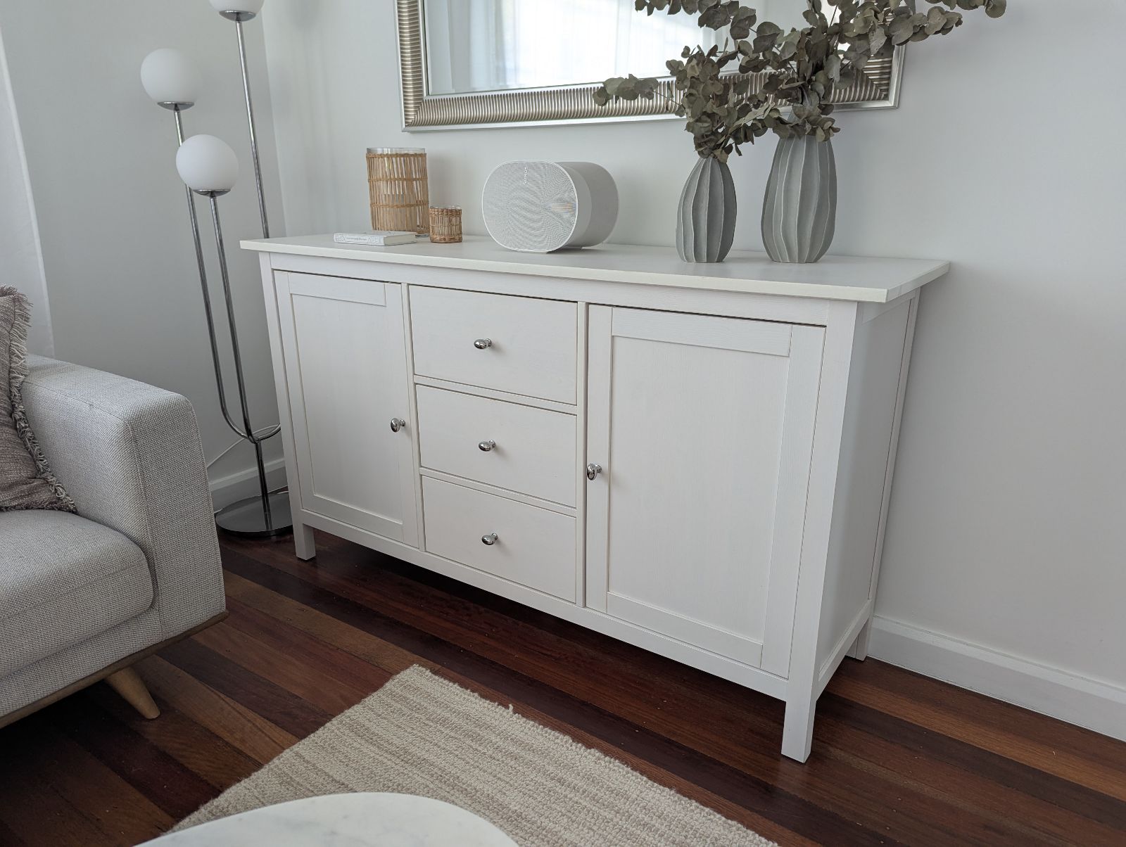 Hemnes Ikea Buffet With Wine Rack HEMNES Glass-door Cabinet With